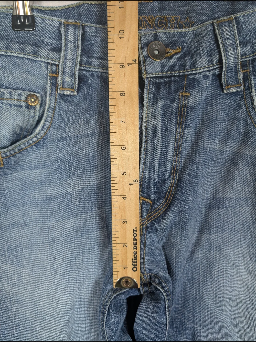 Cinch White Label Jeans Men's Size 33x38 Light Wash Denim